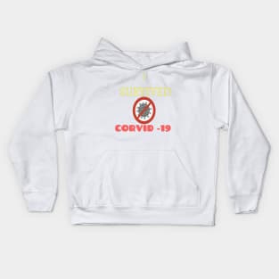 I survived corvid 19 Kids Hoodie